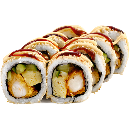 Каліфорнія з креветкою темпура