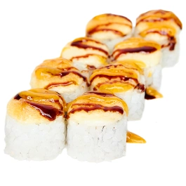 Рол з печеним лососем