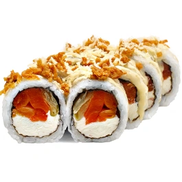 Рол Цезар з лососем