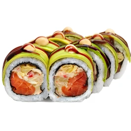 Рол з лососем та авокадо